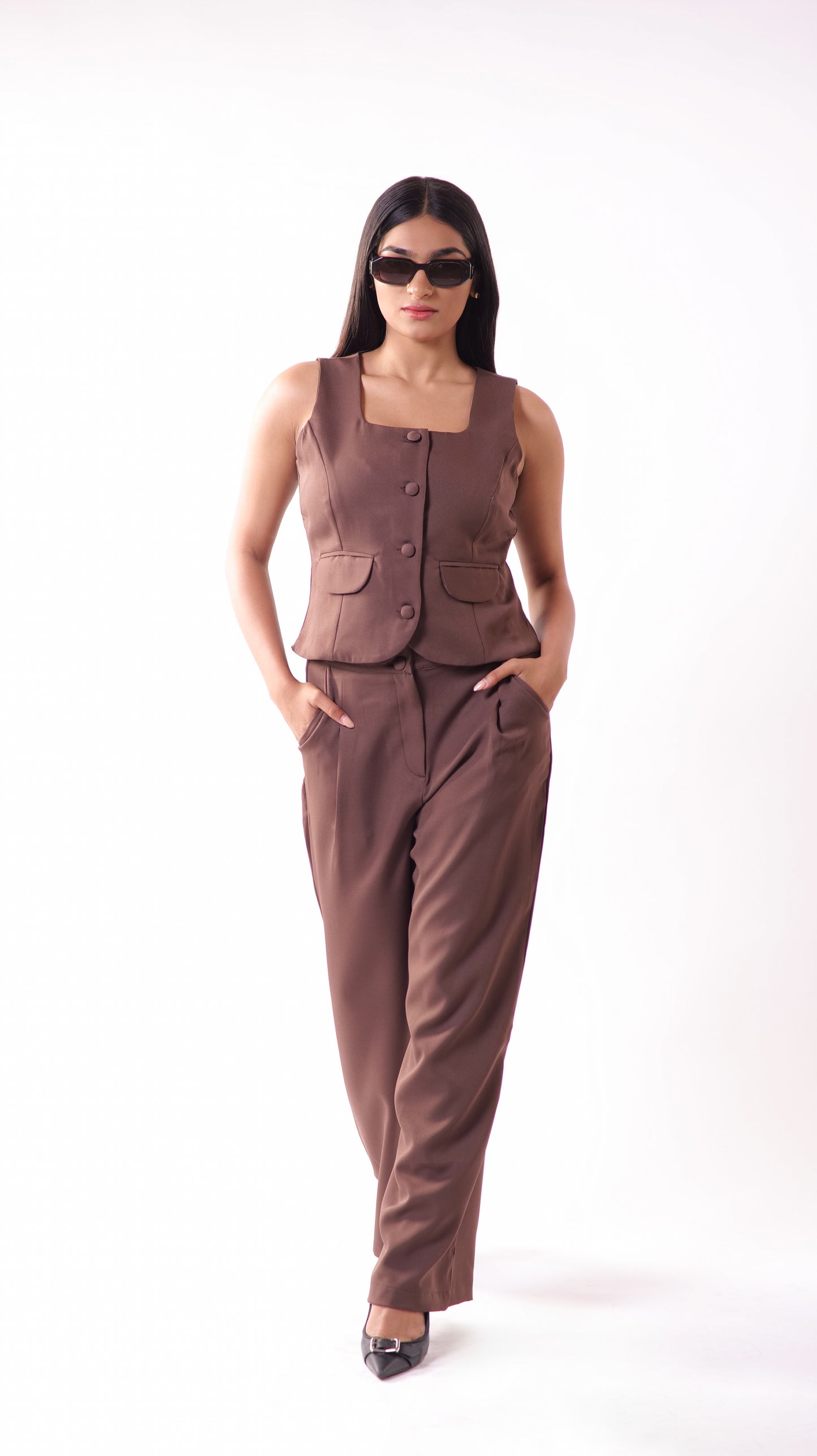 Espresso Waistcoat Set