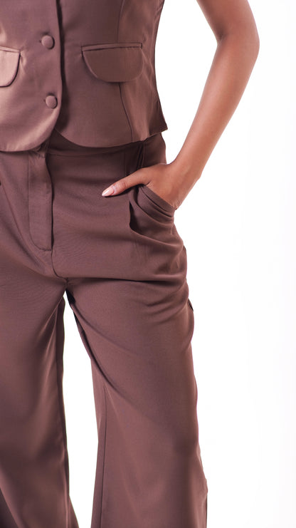 Espresso Waistcoat Set